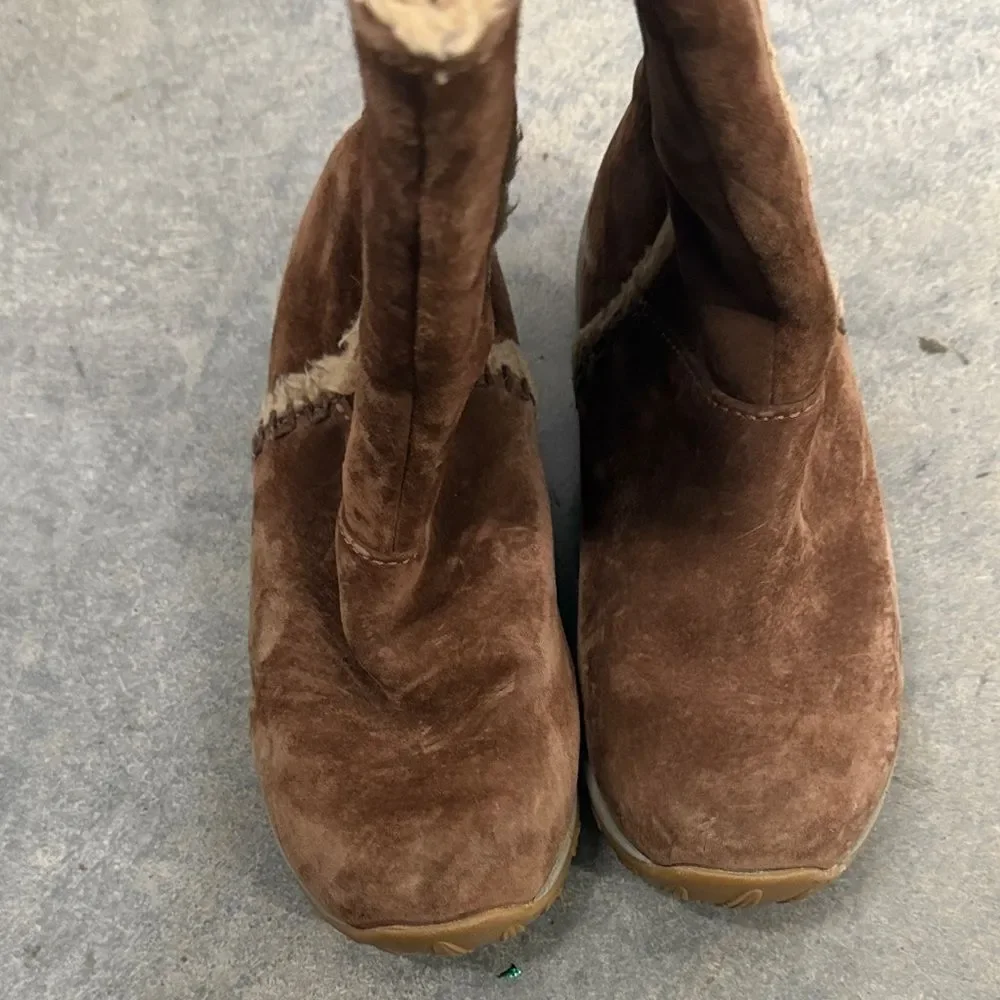 Patagonia Brown Shearling Winter Boots